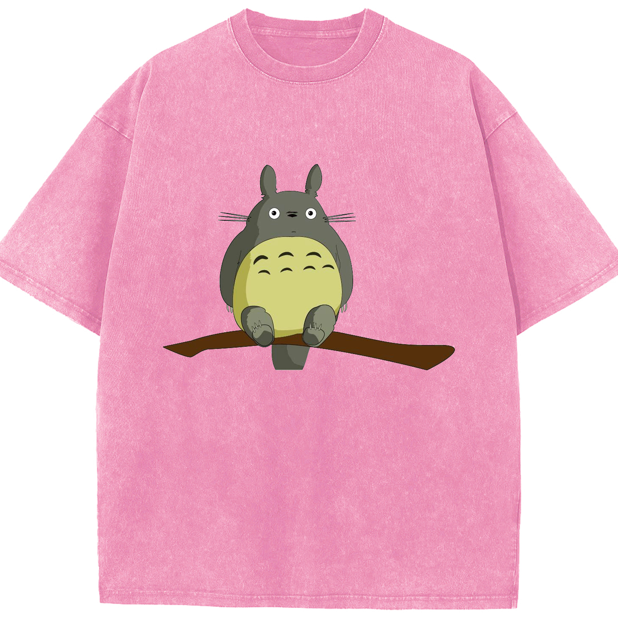 （画像用） となりのトトロ 草壁メイ 草壁サツキ My Neighbor Totoro Satsuki Kusakabe Mei Kusakabe 綿100% ヴィンテージ風 半袖Tシャツ（フロントプリント）